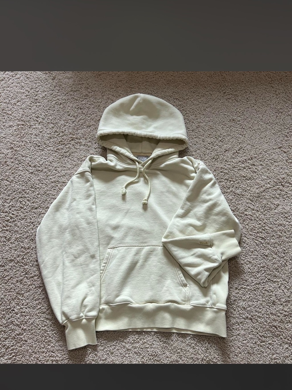 Aritzia TNA Yellow Hoodie